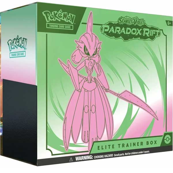 Kartová hra TCG: Scarlet & Violet Paradox Rift Elite Trainer Box Iron Valiant (Pokémon)