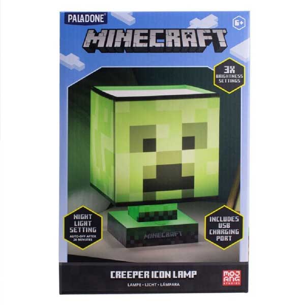 E-shop Lampa Creeper (Minecraft) 26 cm