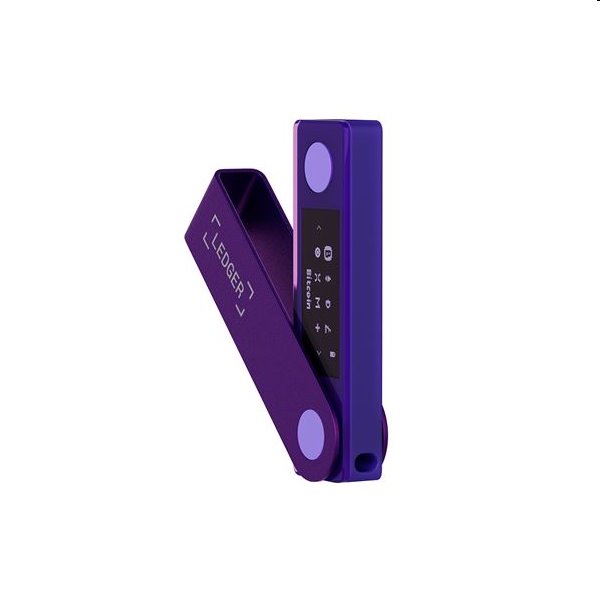 E-shop Ledger Nano X hardvérová peňaženka na kryptomeny, amethyst purple LEDGERNANOXAP