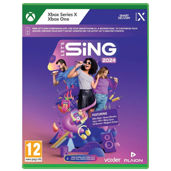 E-shop Let’s Sing 2024 + 2 mikrofóny XBOX Series X