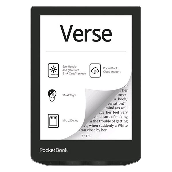 E-shop Elektronická čítačka Pocketbook 629 Verse, sivá PB629-M-WW
