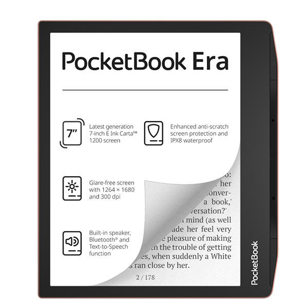 E-shop Elektronická čítačka Pocketbook 700 ERA, 64 GB, medená PB700-L-64-WW