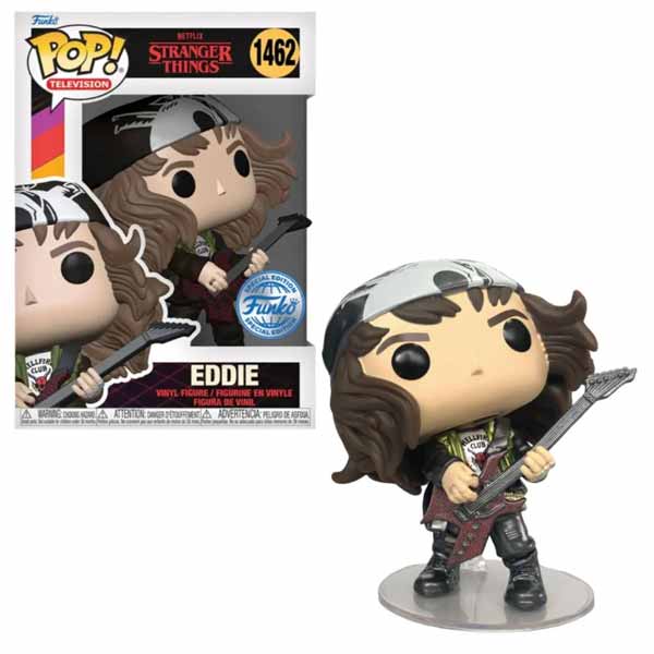 POP! TV: Hunter Eddie with Guitar (Stranger Things) Special Edition Metallic POP-1462