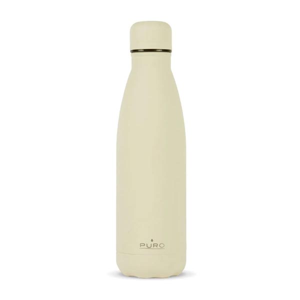 PURO Thermos Bottle ICON 500 ml, beige - OPENBOX (Rozbalený tovar s plnou zárukou)