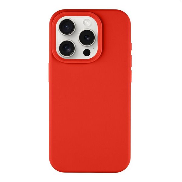 Zadný kryt Tactical Velvet Smoothie pre Apple iPhone 15 Pro, červená