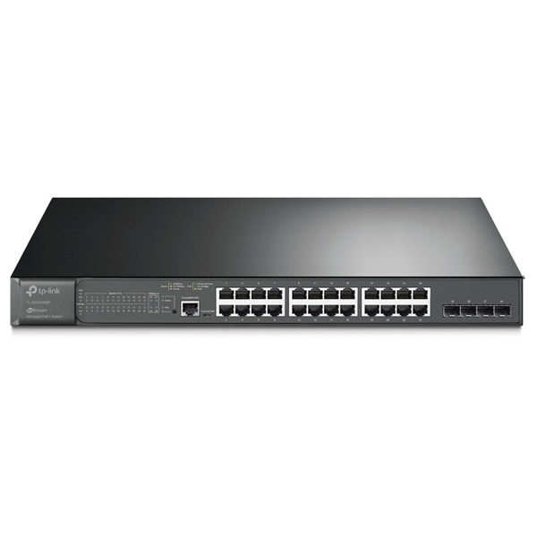 TP-Link TL-SG3428MP, 28 portov gigabitový L2+ mamažovaný switch s 24 portmi PoE+ TL-SG3428MP