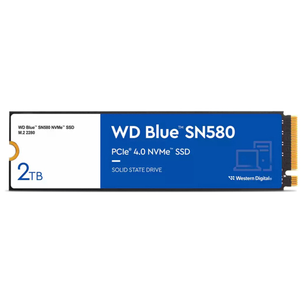 WD Blue SN580 SSD disk 2 TB M.2 NVMe Gen4 4150/4150 MBps