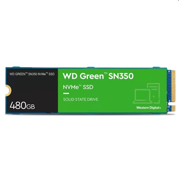 E-shop WD Green SN350 SSD 250GB M.2 NVMe Gen3 24001500 MBps WDS250G2G0C