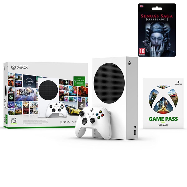 Xbox Series S + Xbox Ultimate Game Pass 3 mesačné predplatné (Starter Bundle) RRS-00153