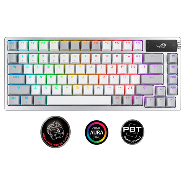 ASUS ROG Azoth (ROG NX RED/PBT) US, biely