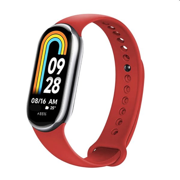 FIXED Silikónový remienok pre Xiaomi Mi Band 8, červená FIXSSTB-1176-RD