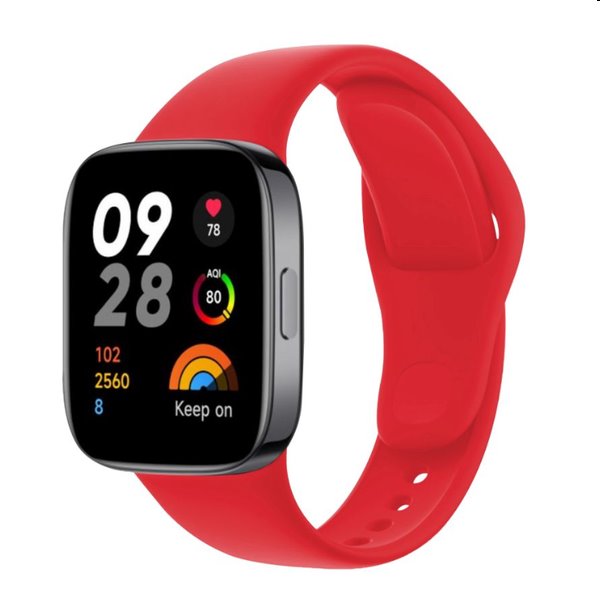 E-shop FIXED Silikónový remienok pre Xiaomi Redmi Watch 3, červená FIXSSTB-1175-RD