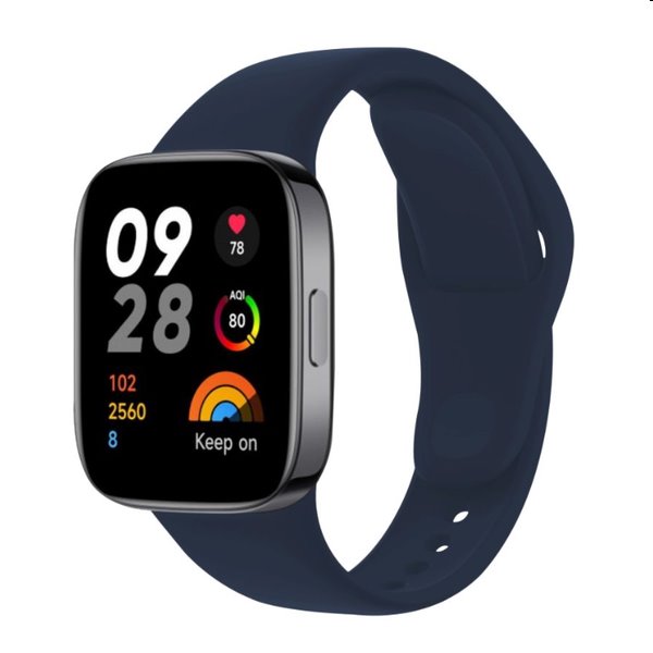 E-shop FIXED Silikónový remienok pre Xiaomi Redmi Watch 3, modrá FIXSSTB-1175-BL