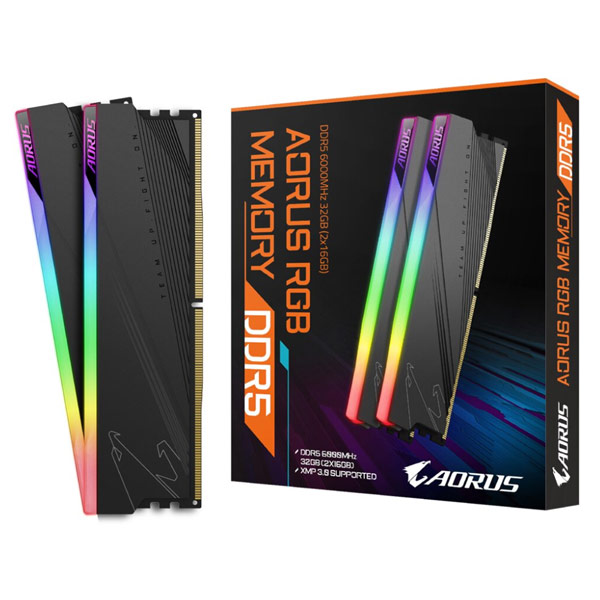 GIGABYTE AORUS Pamäť RGB 32GB kit DDR5 6000 MHz ARS32G60D5R