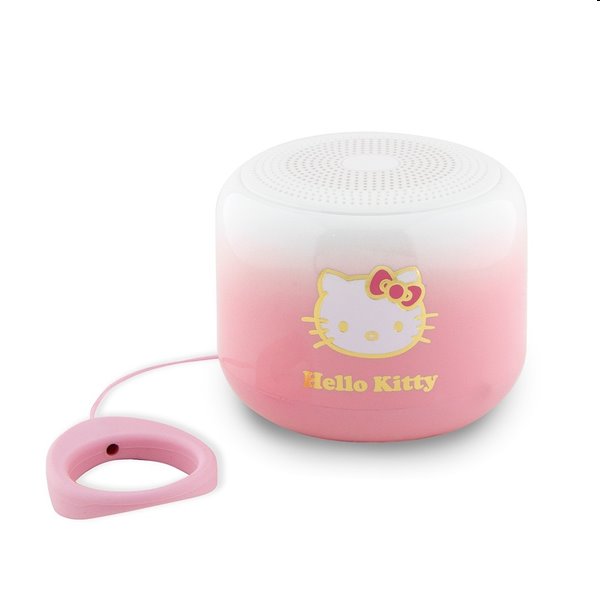 Hello Kitty Mini Bluetooth Speaker Kitty Head Logo, ružový