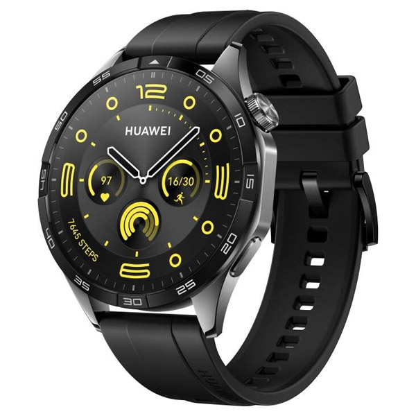 Huawei Watch GT4, 46mm, Matte Black, Trieda A - použité, záruka 12 mesiacov