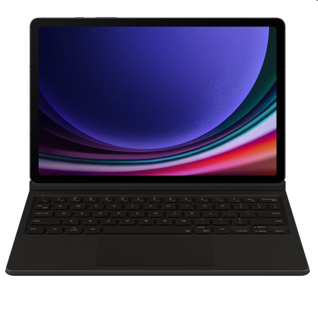 E-shop Puzdro Book Cover s klávesnicou a touchpadom pre Samsung Galaxy Tab S9 | S9 FE, čierna EF-DX715UBEGWW