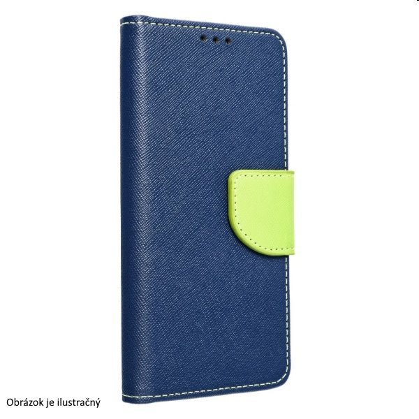 Puzdro FANCY Book pre Xiaomi Redmi Note 12 Pro 5G, modré/zelené