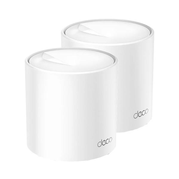 TP-Link Deco X60 (2 balenie), AX3000 domáci mesh Wi-Fi systém, Wi-Fi 6, Qualcomm 1GHz Quad-core CPU, 2402Mbps v 5GHz+5