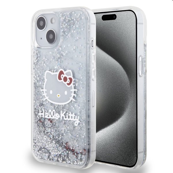 E-shop Zadný krytHello Kitty Liquid Glitter Electroplating Head Logo pre Apple iPhone 1212 Pro, transparentná 57983116903