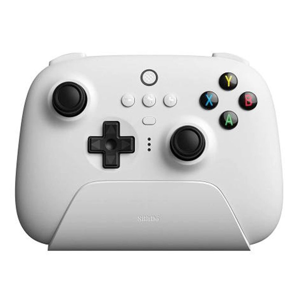 Bezdrôtový herný ovládač 8BitDo Ultimate 2,4 G Pad PC, biely