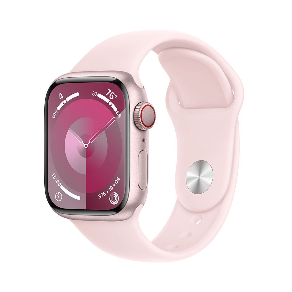 Apple Watch Series 9 GPS + Cellular 41mm, ružová, rozbalené balenie Apple Watch Series 9 GPS + Cellular 41mm, ružová, rozbalené balenie
