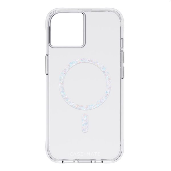 Zadný kryt Case Mate Twinkle Diamond pre Apple iPhone 14 s MagSafe, transparentná CM049154