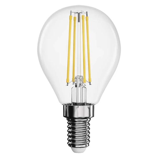 E-shop Emos LED žiarovka Filament Mini Globe 6W E14, teplá biela ZF1240