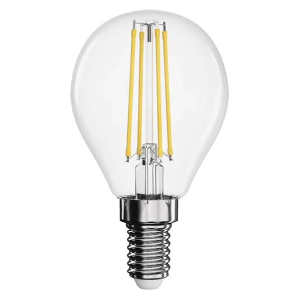 Emos LED žiarovka Filament Mini Globe 6W E14, teplá biela