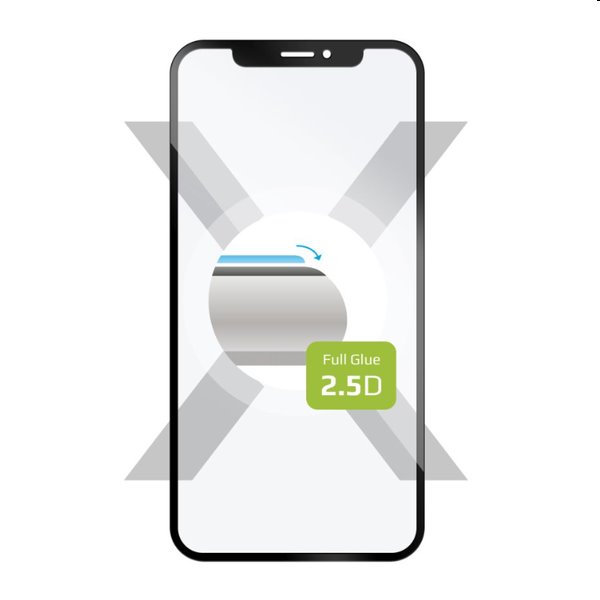 FIXED Full-Cover ochranné tvrdené sklo pre Google Pixel 8, čierna