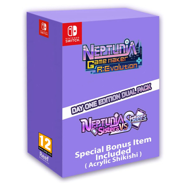 E-shop Neptunia Game Maker R:Evolution + Neptunia: Sisters VS Sisters (Day One Edition Dual Pack Plus) NSW