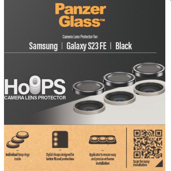 PanzerGlass Ochranný kryt objektívu fotoaparátu Hoops pre Samsung Galaxy S23 FE