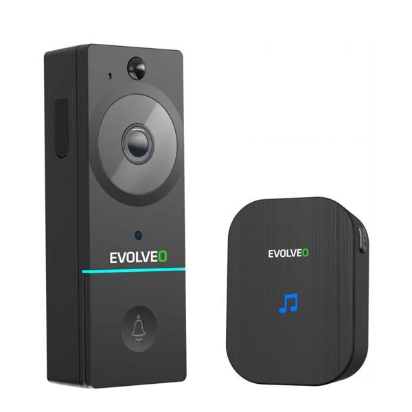 Evolveo Ringo RELAY - WiFi videozvonček s otváraním brány a zvonček do zásuvky