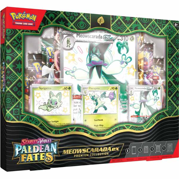 E-shop Kartová hra Pokémon TCG: Scarlet & Violet Paldean Fates Premium Collection Meowscarada EX (Pokémon)