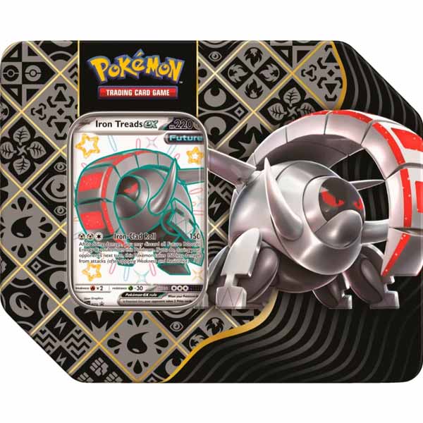 E-shop Kartová hra Pokémon TCG: Scarlet & Violet Paldean Fates Premium Tin Iron Treads EX (Pokémon)