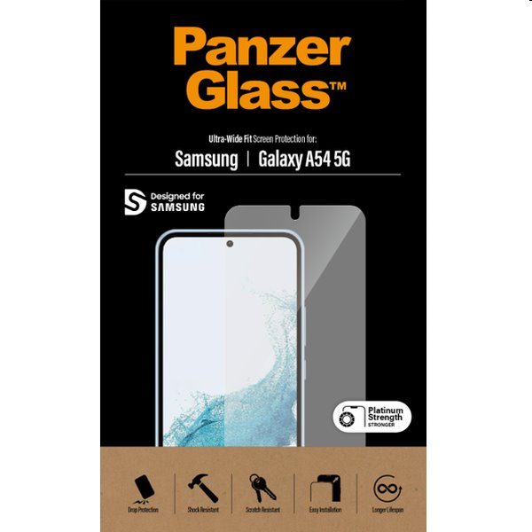 E-shop Ochranné sklo PanzerGlass Re:fresh UWF s aplikátorom pre Samsung Galaxy A25 5G, čierna 7335