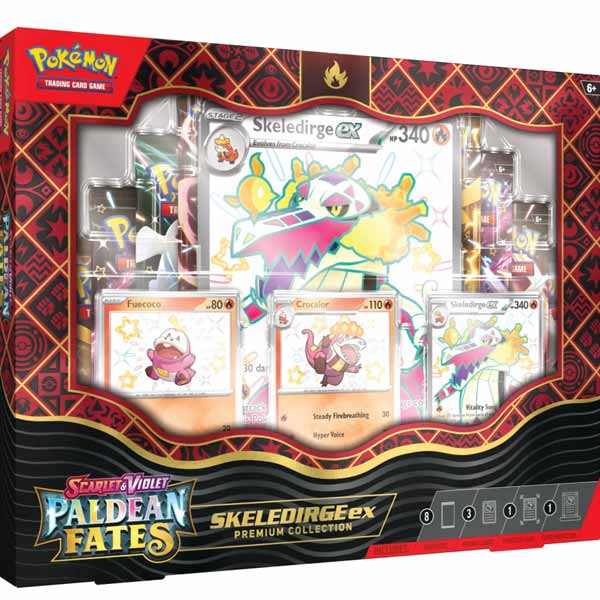 E-shop PKM Scarlet & Violet Paldean Fates Premium Collection Skeledirge EX (Pokémon)