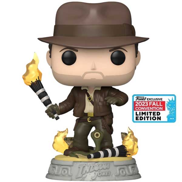 POP! Movies: Indiana Jones with Snake 2023 Fall Convention Limited Edition - OPENBOX (Rozbalený tovar s plnou zárukou)