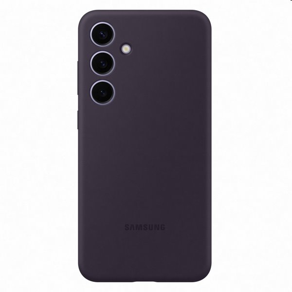 Zadný kryt Silicone Cover pre Samsung Galaxy S24 Plus, tmavofialová