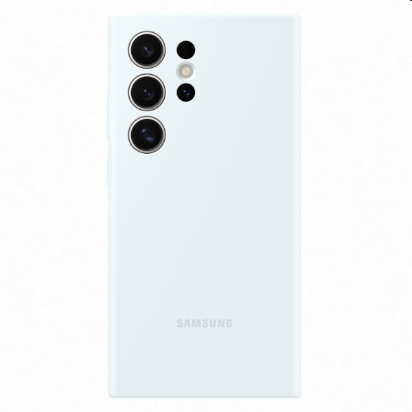 E-shop Zadný kryt Silicone Cover pre Samsung Galaxy S24 Ultra, biela EF-PS928TWEGWW