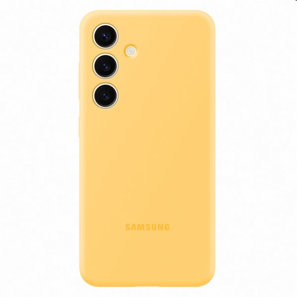 Puzdro Silicone Cover pre Samsung Galaxy S24, yellow