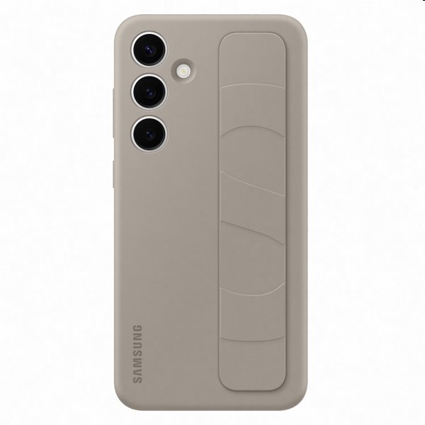 Puzdro Silicone Grip Cover pre Samsung Galaxy S24 Plus, taupe