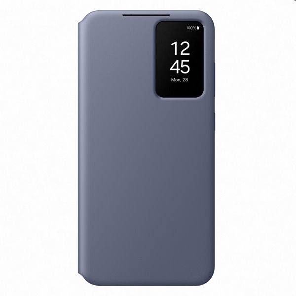 Puzdro Smart View Wallet pre Samsung Galaxy S24 Plus, violet