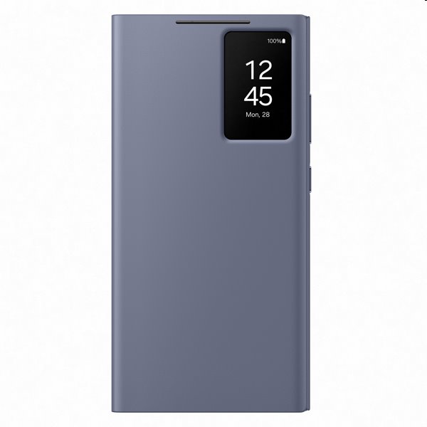 Puzdro Smart View Wallet pre Samsung Galaxy S24 Ultra, violet