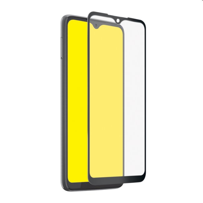 SBS Full Cover Glass Screen Protector for Motorola MotoG30/G20/G10/G9 Play/E7 Plus/E7 Power, black - OPENBOX (Rozbalený