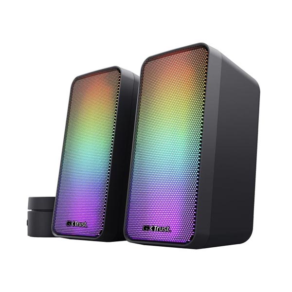 E-shop Súprava reproduktorov TRUST GXT 611 Wezz Illuminated, RGB, čierny 24587