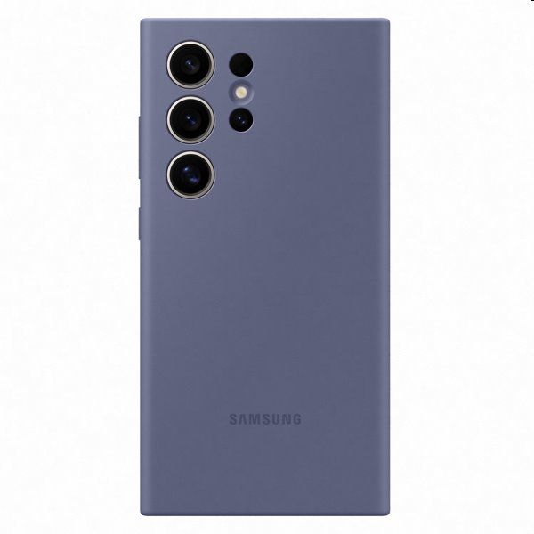 Zadný kryt Silicone Cover pre Samsung Galaxy S24 Ultra, fialová Zadný kryt Silicone Cover pre Samsung Galaxy S24 Ultra, fialová