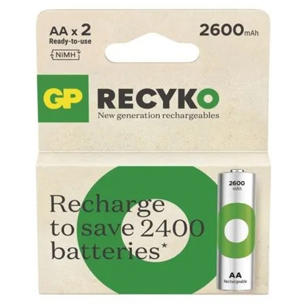 E-shop Emos GP Nabíjacia batéria ReCyko 2600 (AA) 2 ks B25272