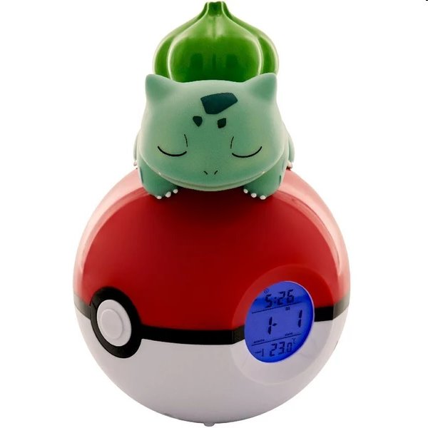 E-shop Lampa s Budíkom Bulbasaur Pokebal (Pokémon)