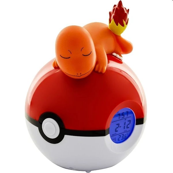 Lampa s Budíkom Charmander Pokebal (Pokémon)